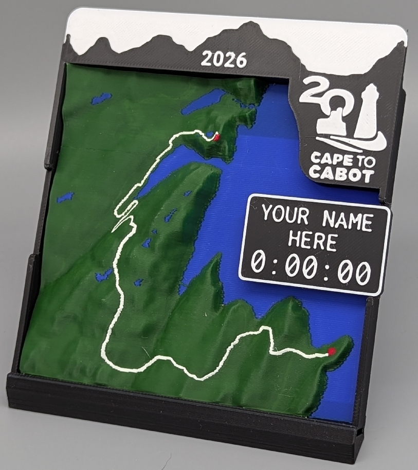Cape to Cabot Commemorative Map